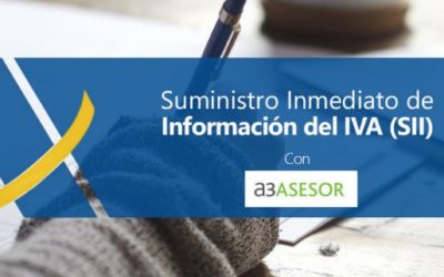 Suministro Inmediato de Información del IVA (SII) en a3ASESOR|eco y a3ASESOR|con