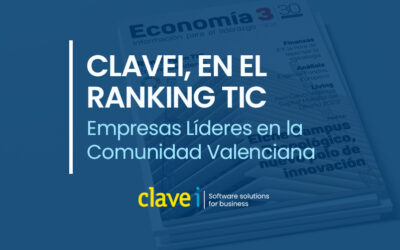 Clavei, en el ranking TIC de Empresas Líderes en la Comunidad Valenciana.