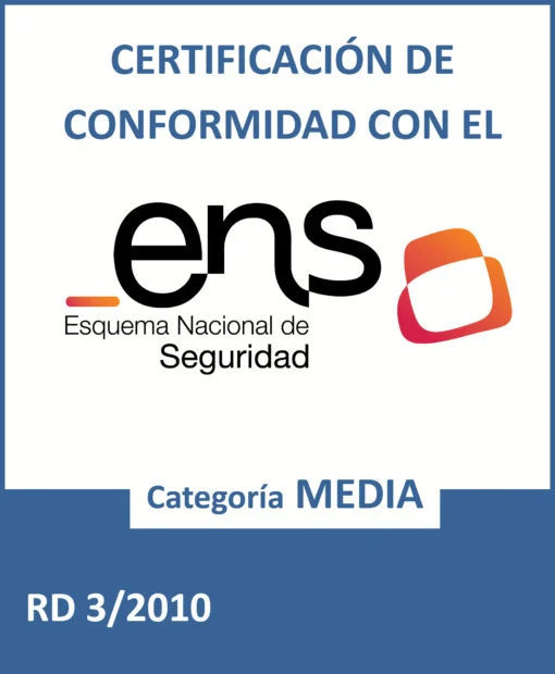 Certificado Esquema Nacional de Seguridad