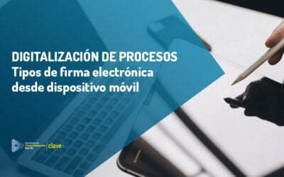 ¿Qué tipos de firma electrónica se pueden hacer con dispositivo móvil?